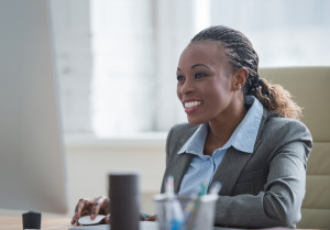 professional businesswoman working